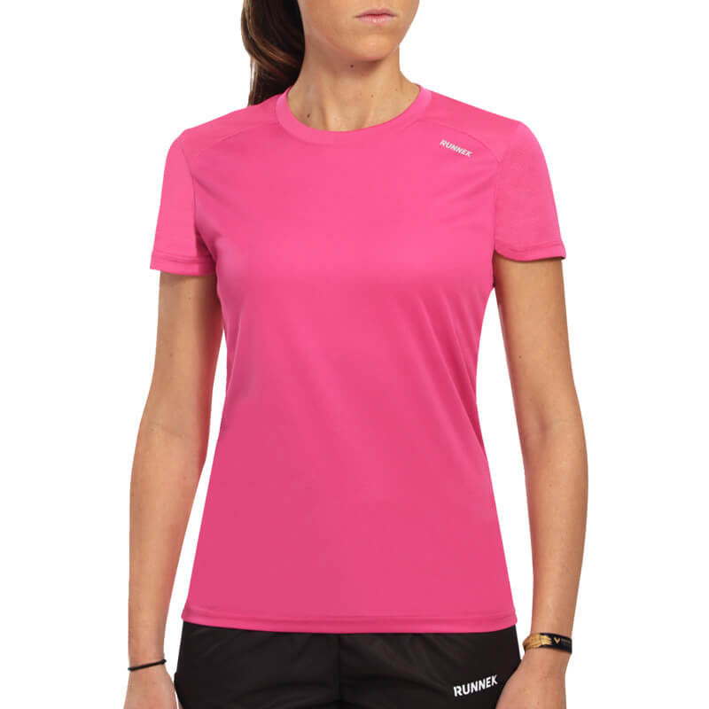 T-shirt tecnhique runnek code ELECTRIC FUCHSIA woman