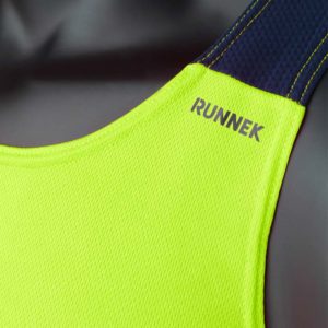 T-shirt with straps tecnhique vest yellow fluor