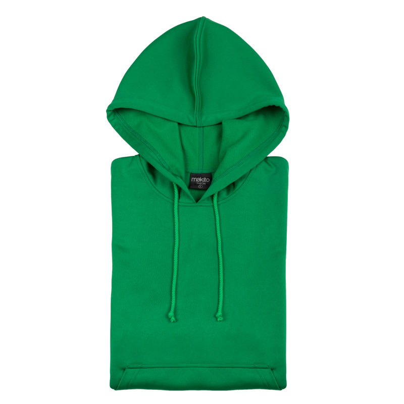 SWEATSHIRT technical hoody green