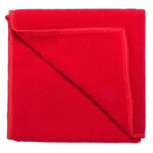 microfibre hand towel red