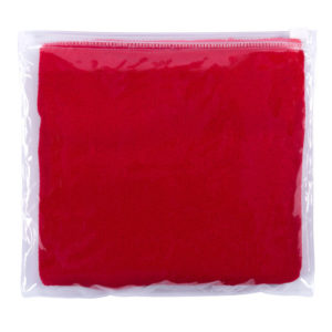 microfibre hand towel red