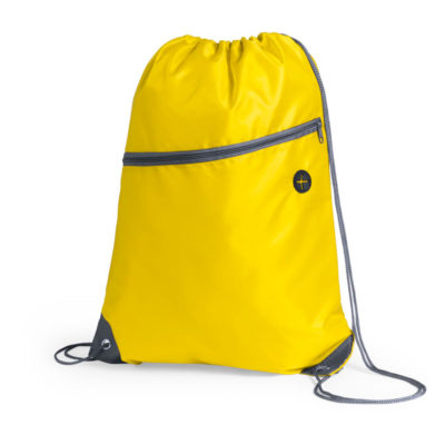 running backpack with pocket yellow