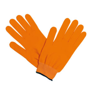 running gloves orange