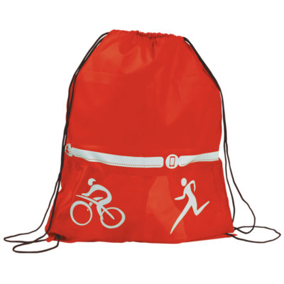 triathlon backpack red