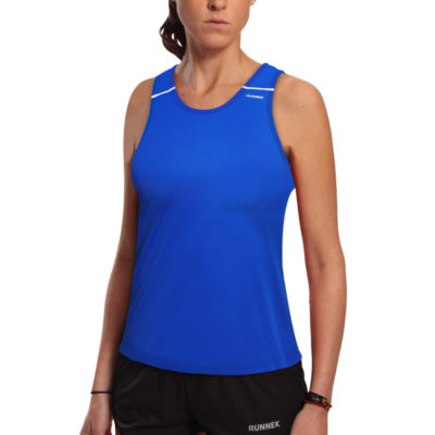T-shirt with straps tecnhique ultravest blue woman