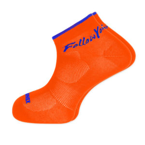 technical towel socks orange