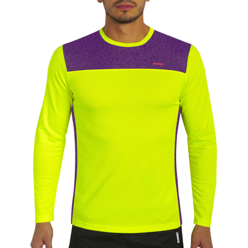 Long Sleeve T-shirt fast yellow neon