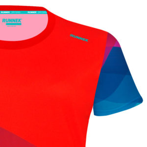 T-shirt tecnhique pure woman red