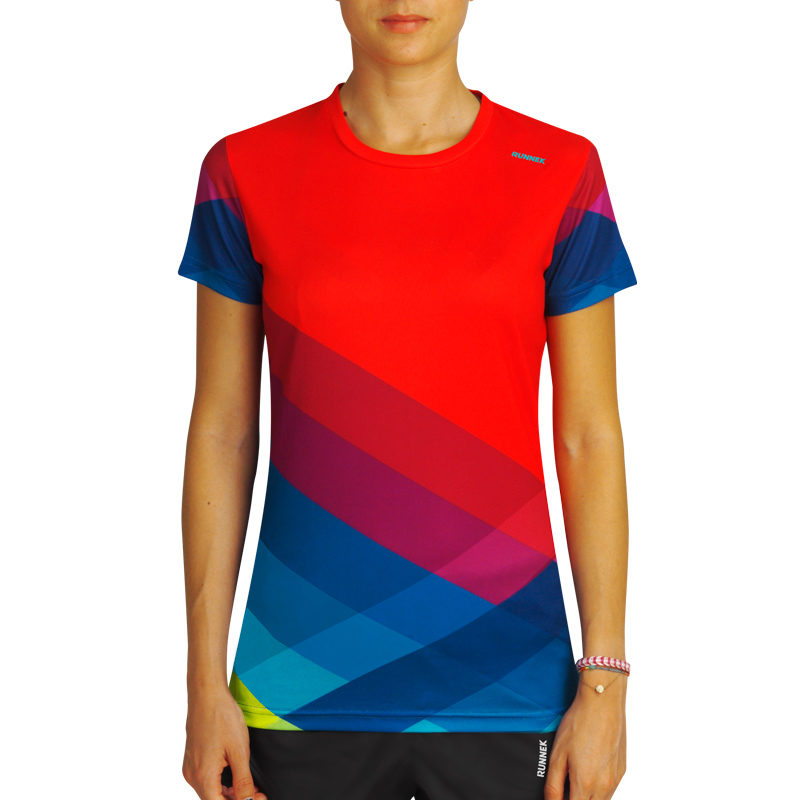 T-shirt tecnhique pure woman red